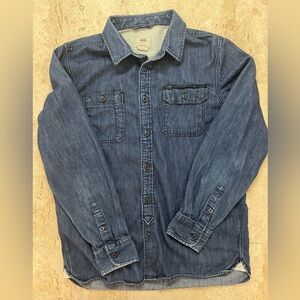 Van’s Denim Button Down Shirt Size Small